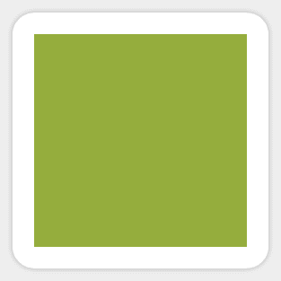 Minimalist dusty yellowish green color decor. Chartreuse color. Sticker